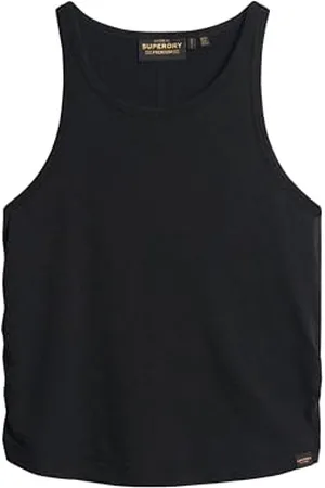 Superdry Ruched Tank Top T8 - kamizelka dżersejowa, damska odzież wierzchnia, 10 (S), , 36