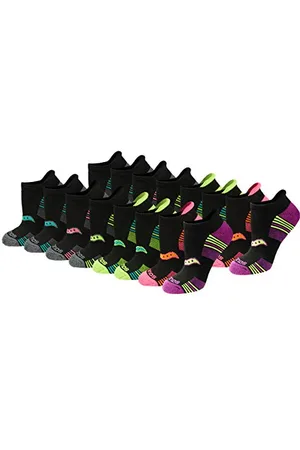 Saucony Damskie wielopak Performance Heel Tab Athletic Skarpety do biegania (8 sztuk), , 36-42 EU