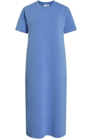 VILA Visiffi O-Neck S/S Midi Dress/Pb, , S