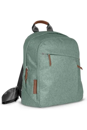 Uppababy Plecak do przewijania - Emmett (zielony melanż/skóra siodełka)