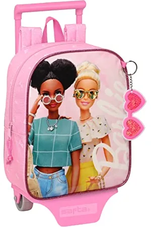 Safta BARBIE GIRL plecak z wózkiem, idealny dla dzieci w różnym wieku, wygodny i wszechstronny, jakość i wytrzymałość, 22x10x27 cm, , , Estándar, Casual