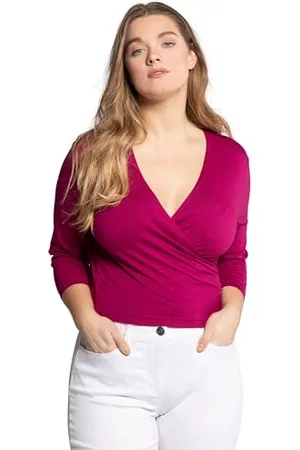 Ulla Popken Damska koszulka bolero, , 46-48