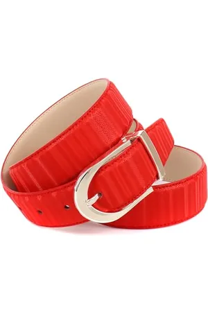 Anthoni Crown Damski pasek skórzany 3D szerokość 34 mm RE13B3D60 pasek, , 105, , 105