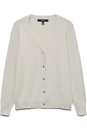 VERO MODA VMSILJE LS kardigan z dekoltem w serek GA NOOS, , XL