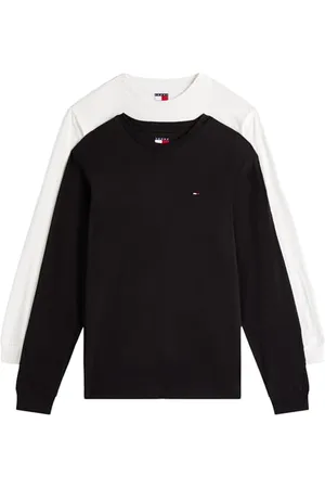 Tommy Hilfiger Męska koszulka TJM Slim 2PACK L/S EXT DM0DM22148 L/S, , 6XL, , 6XL