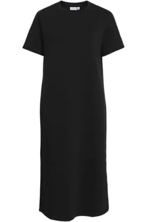 VILA Visiffi O-Neck S/S Midi Dress/Pb, , S