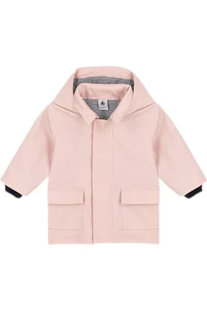 Petit Bateau A072V Unisex Dziecko Płaszcz Owolony, Różowy Saline, 18 Miesięcy, , 18 miesięcy