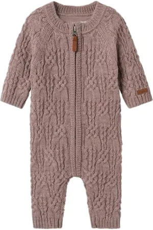 NAME IT Nbfwrilla Wool Ls Knit Suit śpioszki dla dziewczynek, , 56