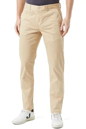Scotch&Soda Essentials Mott-Cotton Stretch Twill Chino męskie, Kamień morski, 36W / 32L