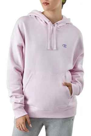 Champion Damska bluza z kapturem, Powerblend, polarowa bluza z kapturem dla kobiet, logo C (dostępny w dużych rozmiarach), , L