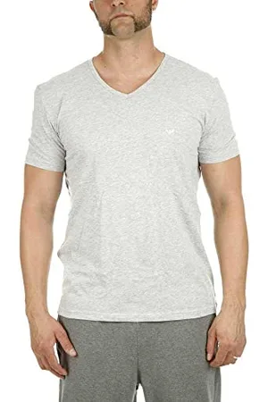 Emporio Armani Mężczyźni Pure Cotton 2-pak Góra od Piżamy, , S