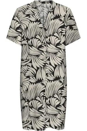 ONLY Onlsusi Life SS V-Neck Tunic Dress Wnn, , XL