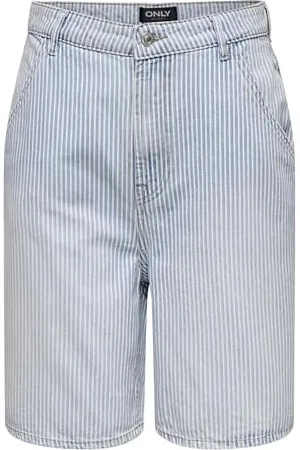 ONLY Onlgia Mw Striped Loose DNM szorty damskie, , M