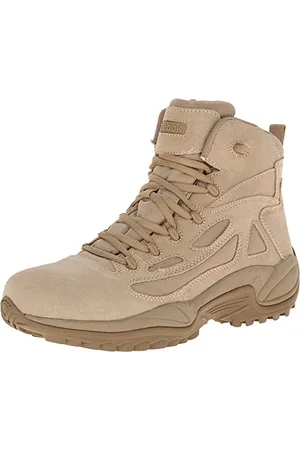Reebok Męskie buty Rapid Response z bocznym zamkiem błyskawicznym, 15,2 cm, jasnobrązowe, 48 EU, kolory skóry, 39.5 EU