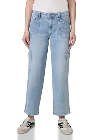 Street one Straight Leg Cargo Jeans, , 27