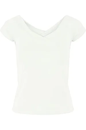Pieces® Damska koszulka Pcmaliva Ss Off Shoulder dekolt w serek Noos, , M
