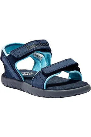 Timberland Unisex dziecięce sandały Nubble L/F 2 Strap (Youth), niebieski - - 34 EU