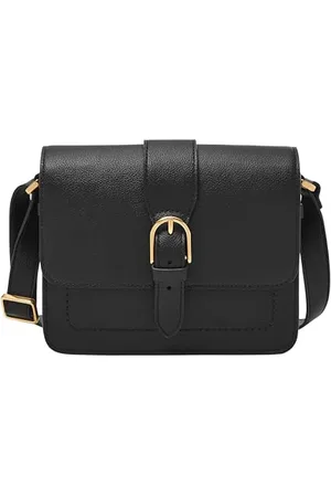 Fossil Crossbody, damska torba na ramię Zoey, średnia czarna, średnia, , M