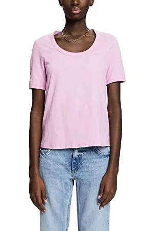 ESPRIT Damski 033EE1K326 T-shirt, 560/LILAC, XXS, , XXS
