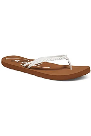 Roxy Damskie japonki Cabo Flip Flops, biały - - 40 EU