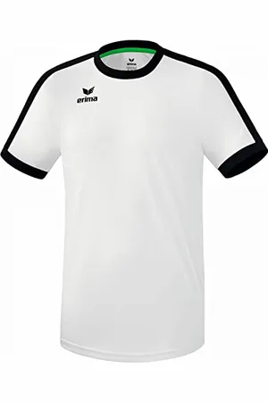 Erima Uniseks - dzieci Retro Star Koszulka trykotowa (3132121), biały/czarny, 164