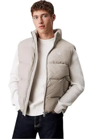Calvin Klein Kamizelka męska Essentials Down Vest Wyściełana kamizelka, , S