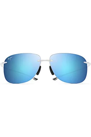 Maui Jim Okulary przeciwsłoneczne, uniseks, niebieskie Hikina Crystal Matte, L, , L