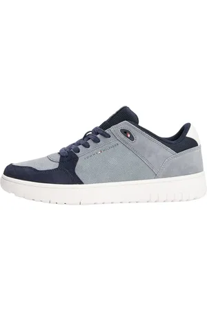Tommy Hilfiger Męski Th Basket Core Lite Suede Fm0fm05519 Low Top, , 44 EU