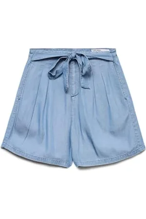 VERO MODA Kobiety Vmmia Hr Loose Summer Shorts Ga Noos Spodnie, Niebieski, M