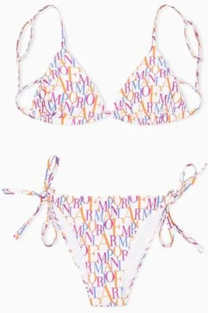 Emporio Armani Damski trójkątny zestaw bikini, , L