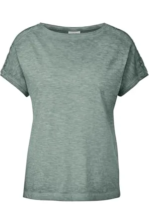 CECIL NOS GMD Button Shoulder T-Shirt S, , S