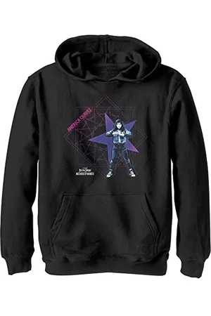 Marvel Red Blue Blue Dzieci Bluzy Unisex^Chłopiec, Schwarz, M