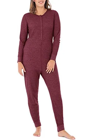 Fruit Of The Loom Damski mikrogofr premium termiczny strój strój piżama dół, , M/L