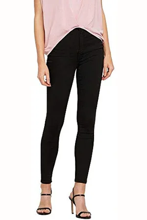 VERO MODA Dżinsy damskie skinny, Czarny (czarny czarny), S