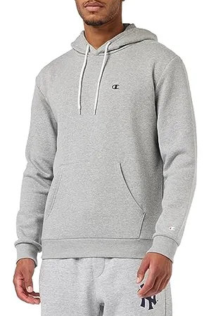 Champion Legacy Basics - Powerblend Fleece Bluza z Kapturem, Szary Jasny Melanż L Męskie FW23, , L