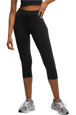 Urban classics Damskie legginsy Capri, legginsy sportowe o długości Capri z wysokim i szerokim pasem, rozmiary XS - XL, , S