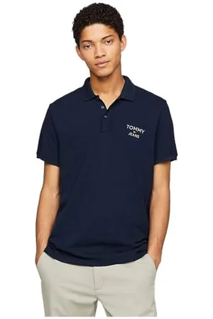 Tommy Hilfiger Męska koszulka polo TJM Slim Corp, Dark Night Navy, M, , M