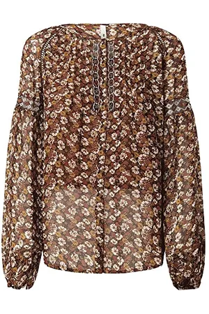 Pepe Jeans Damskie rękawy Neva, 262brick, S