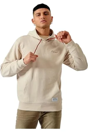 Kaporal 5 Bluza, model imienny, męski, mleczny, 2XL; regularny krój, długi rękaw, kołnierz z kapturem, , XXL
