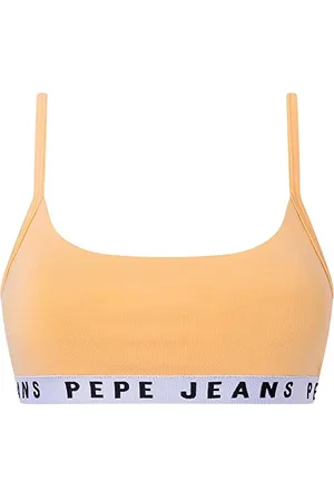 Pepe Jeans Biustonosz damski Solid Str Brlt, Żółty (żółty), XS