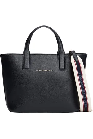 Tommy Hilfiger Damska koszulka TH LOGOTAPE MINI TOTE AW0AW17448 Tote, niebieska (Space Blue Corp), OS, , One Size