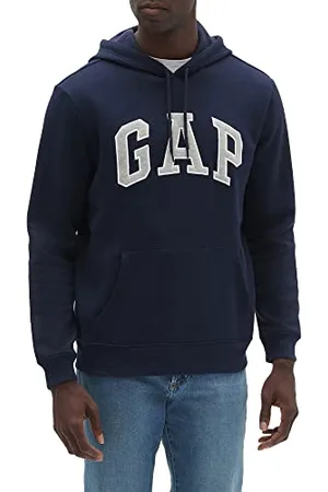 GAP Męska bluza polarowa z kapturem z logo, , M