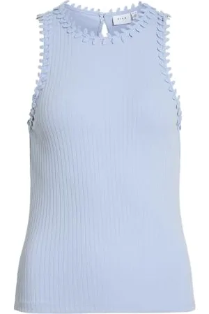 VILA Vibabia Leaf O-Neck S/L Top, , XL