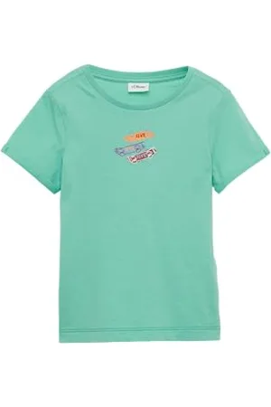 QS by s.Oliver T-shirt z nadrukiem z przodu i z tyłu, , 140