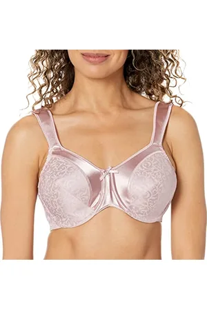Bali Damski biustonosz satynowy Tracings Minimizer z fiszbinami, , 95F