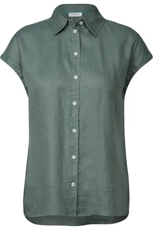 CECIL Linen_Solid Blouse M, , M