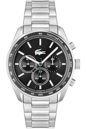 Lacoste Chronograficzny zegarek kwarcowy dla mężczyzn z bransoletką ze stali nierdzewnej, kolekcja Boston-2011347
