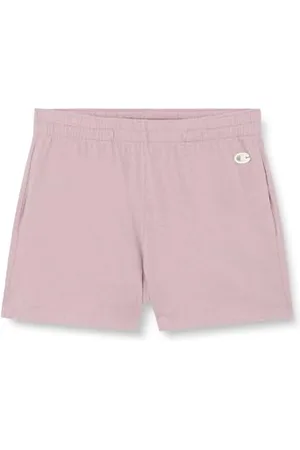 Champion Rochester 1919 Eco Future G - Circular Recycled Light Cotton Jersey Bermudy Spodenki, Liliowy Pastel, 13-14 Lat Dziewczyny i Dziewczyny SS24, , 13-14 lat
