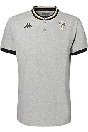 Kappa Męska koszulka polo Rotini SCO Angers, szara, S