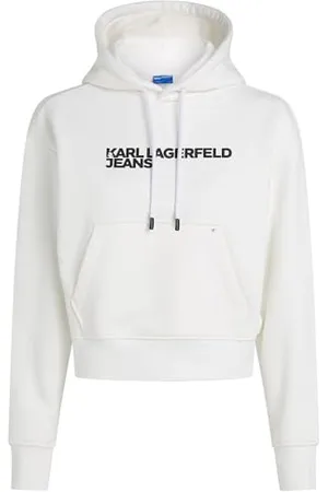 Karl Lagerfeld Damska bluza z kapturem z logo Reg, , M